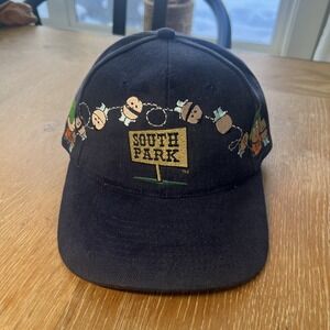 Vintage South Park Embroidered Strapback Hat Dad Cap Comedy Central 1998 90's